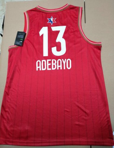 13 Adebayo 2020 All star game jersey red